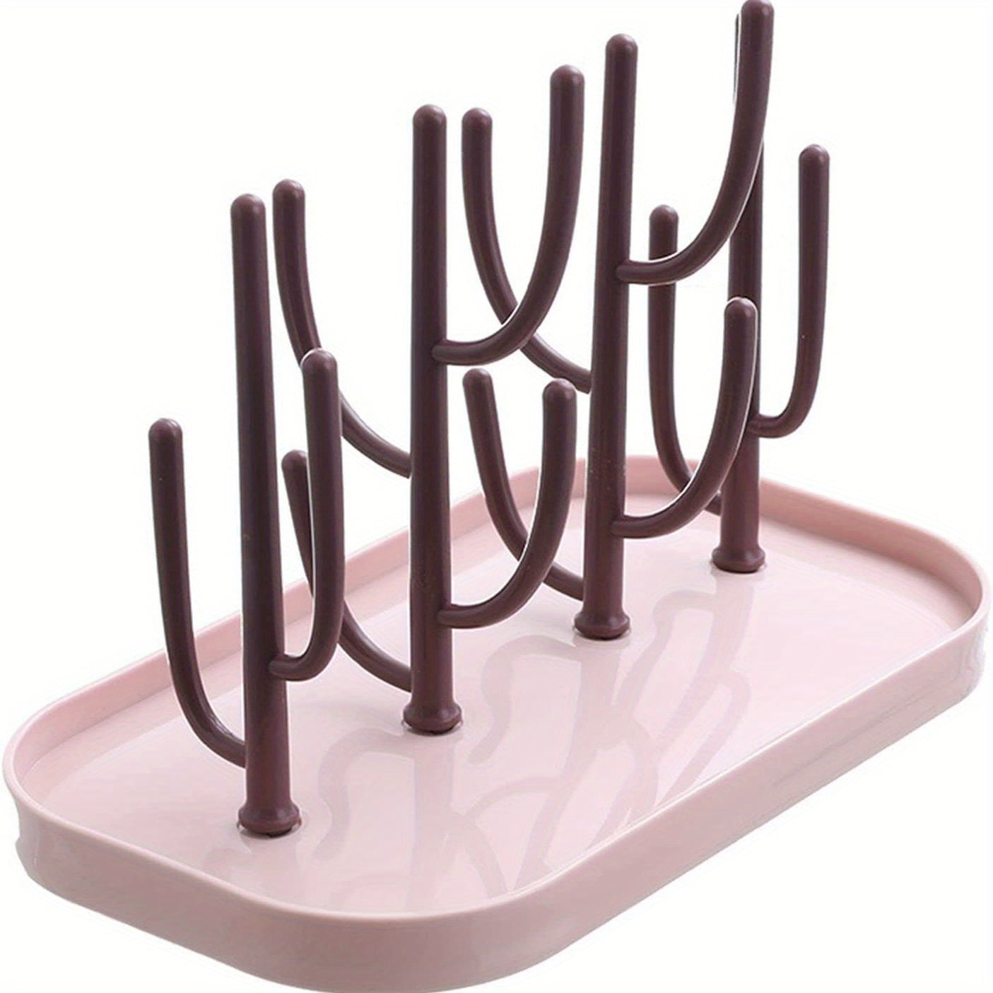 Tree Branch Baby Bottle Drying Rack with Base