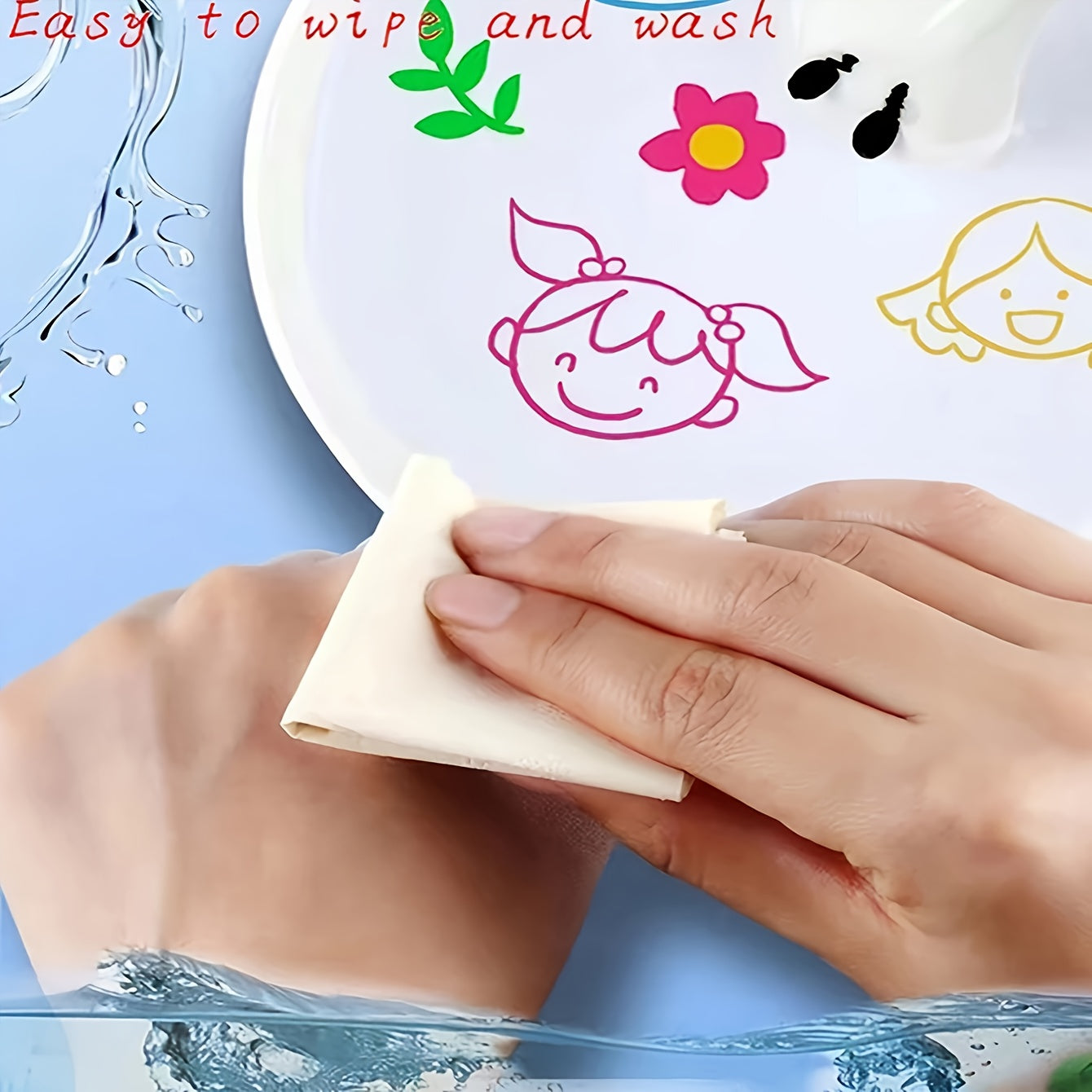 8 Washable Whiteboard Pen Set with Floating Refills