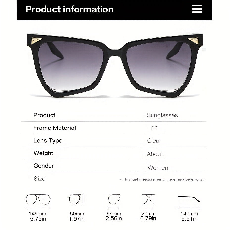 Y2K Irregular Frame Sunglasses Gradient Lens UV400