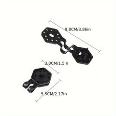 10pcs Hexagonal Clamp Sunshade Net Fixing Clamp for Outdoor Greenhouse