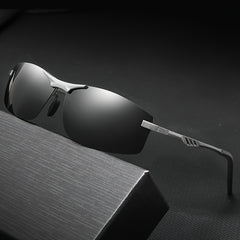 ANNBRU Men's Sport Sunglasses Aluminum Magnesium Alloy Glasses