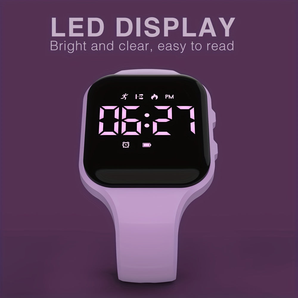 Pedometer Watch Step Counter Calorie Tracker Alarm Clock Timer Date Time Display