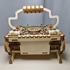 3D Wooden Puzzle Jewelry Box DIY Creative Development Thinking Gift