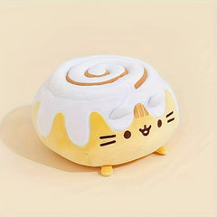 Fluffy Cat Plush Toy Donut Cuddly Texture Gift
