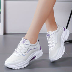 Women's Platform Sports Shoes - Breathable Running & Tennis Sneakers