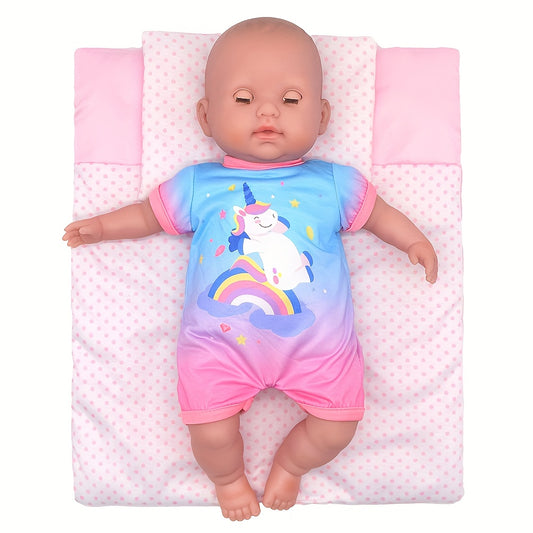 Doll Blanket Pillow Toy Accessory for 14-inch Reborn Dolls