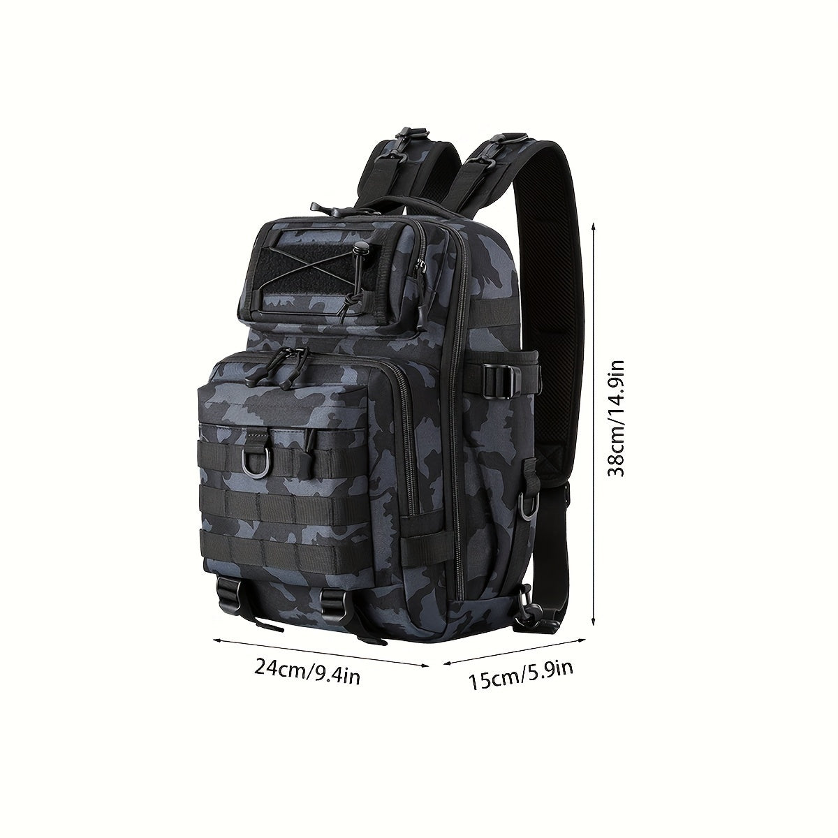 Large Capacity Outdoor Fishing Backpack Multifunctional Storage Bag