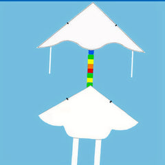 DIY Children's Kite | Hand-painted with Line Doodle Design