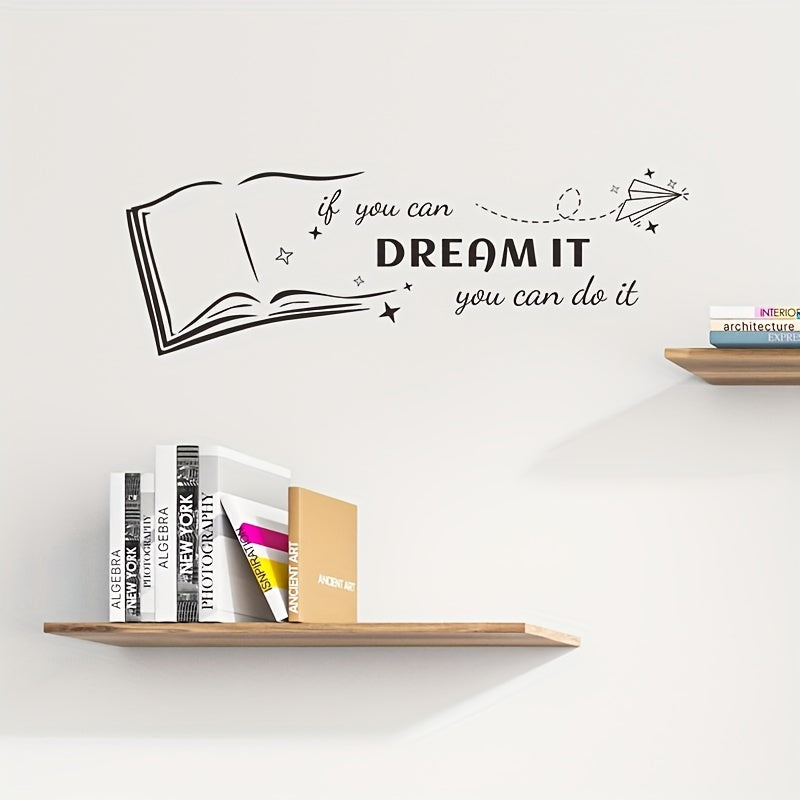 Dream It You Can Do It Wall Decals - Office Bedroom Sign Decor
