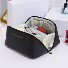 Minimalist Makeup Zipper Pouch Lightweight Storage Bag Travel Toiletry Wash Bag