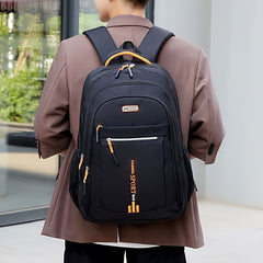 Men's 5-Layer Backpack Water Resistant with Bottle Straps