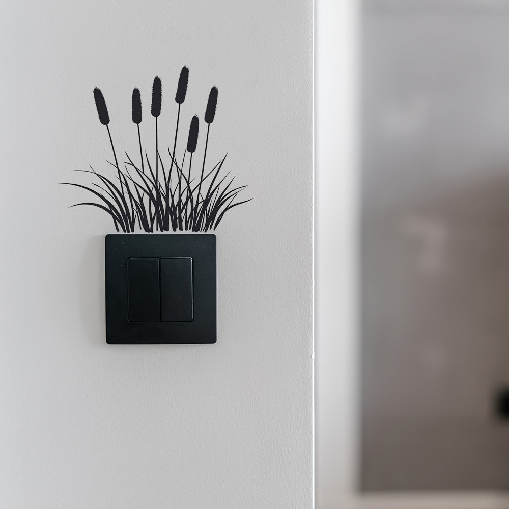 Switch Decoration Sticker Cat'S Tail Grass PVC Sticker