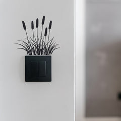 Switch Decoration Sticker Cat'S Tail Grass PVC Sticker