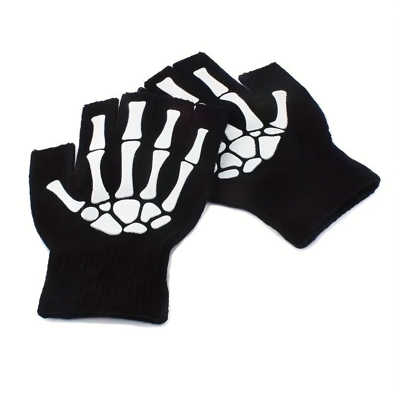 Halloween Skeleton Claw Gloves Couples Riding Non-skid Touch Screen Gloves