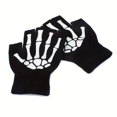 Halloween Skeleton Claw Gloves Couples Riding Non-skid Touch Screen Gloves