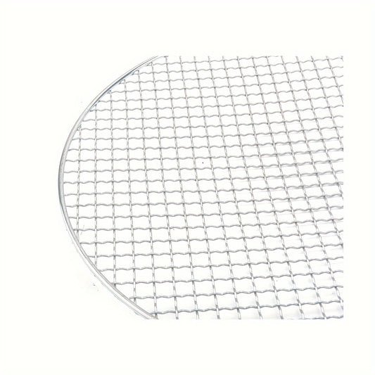 Round BBQ Grill Net Steel Barbecue Grate for Cooking Beef Chicken Vegetables