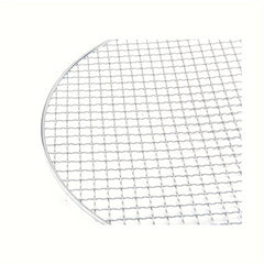 Round BBQ Grill Net Steel Barbecue Grate for Cooking Beef Chicken Vegetables