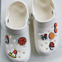 Basketball Series Shoe Charm DIY Clogs Sandals Buckle Decoration
