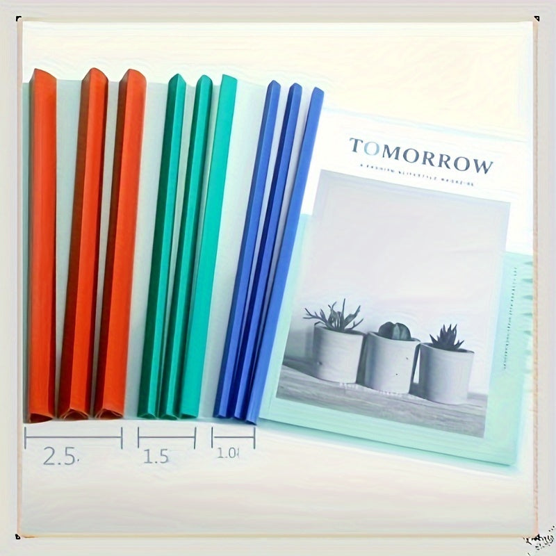 Thick Transparent A4 Insert Folder with Pull Rod Clamp