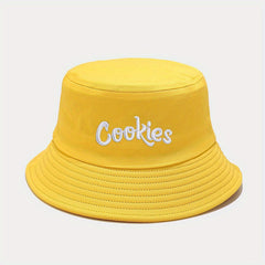 COOKIES Bucket Hat Outdoor Sun Cap Packable Travel Beach Hat