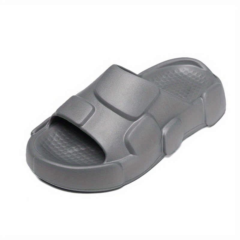 Men's Non Slip Platform Slides Comfortable Cloud Slides For Indoor Outdoor