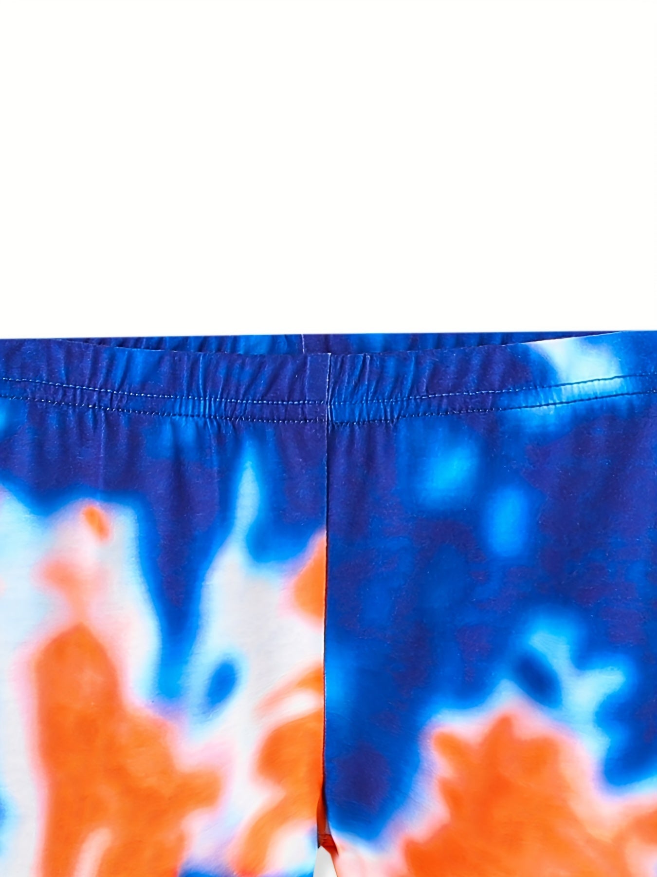 Girl's Tropical Flamingo Tie Dye Leggings