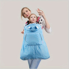 Windproof & Warm Baby Carrier Cloak Waterproof Stroller Cloak