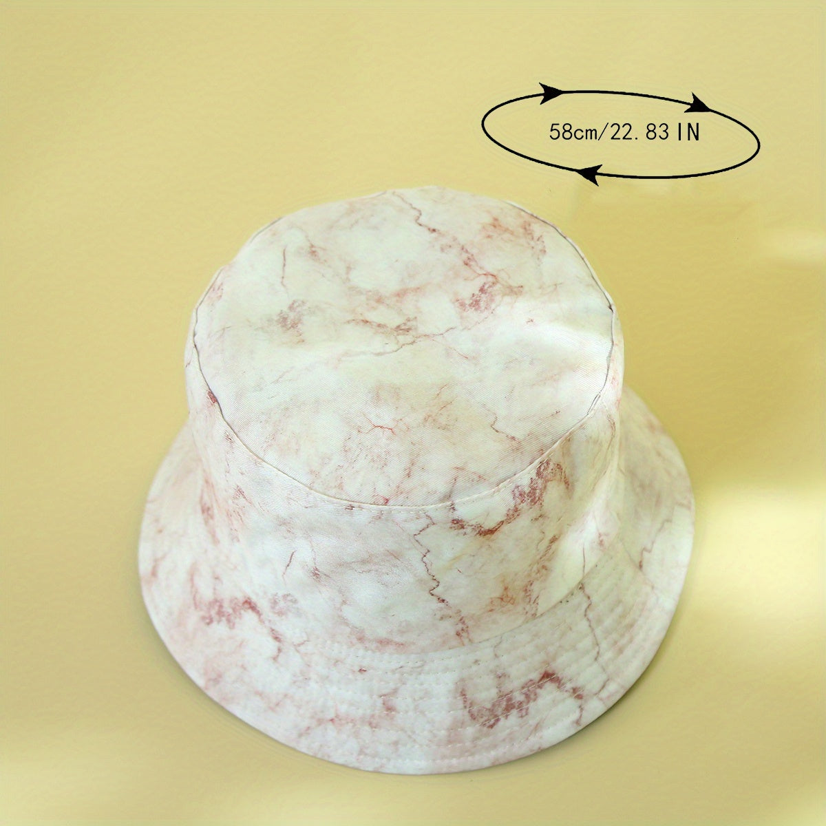 Tie Dye Print Bucket Hat Reversible Lightweight Breathable Unisex Sun Hats
