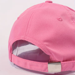 CALIFORNIA Pink Embroidery Baseball Cap Lightweight Adjustable