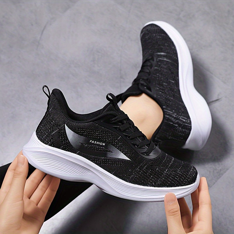 Mesh Breathable Flying Woven Shoes Non Slip Outdoor Sneakers