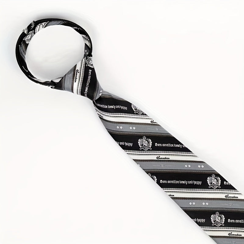 Striped Student School Uniform Tie Costume Clothing Accessories