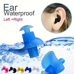Waterproof Silicone Soft Earplugs for Swimming