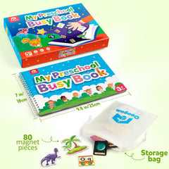 Coogam Magnetic Busy Book Sensory Toy Learning Binder Quiet Book for Kids