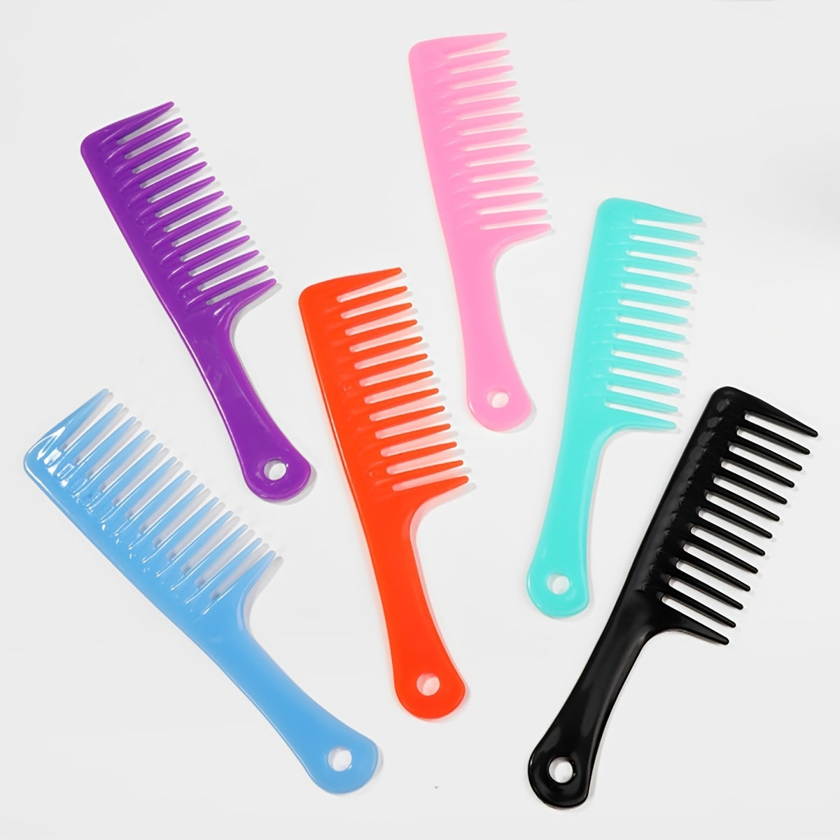 Wide Tooth Comb for Curly Hair Styling