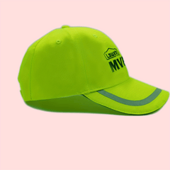 Fluorescent Reflective Baseball Cap Alphabet Embroidery
