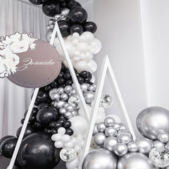120pcs Silvery Confetti Balloon Arch Set Party Decoration Balloon Set