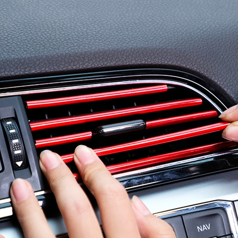 U-shaped Car Air Outlet Decorative Strip Soft Interior Accessory