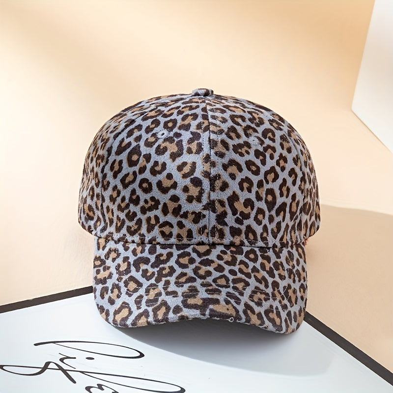 Leopard Print Baseball Cap Lightweight Sun Hat