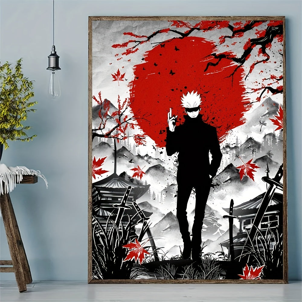 Japanese Anime Cartoon Character Painting On Canvas Wall Art