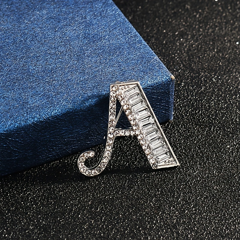 English Letter Small Brooch Suit Shirt Cardigan Pin Accessories