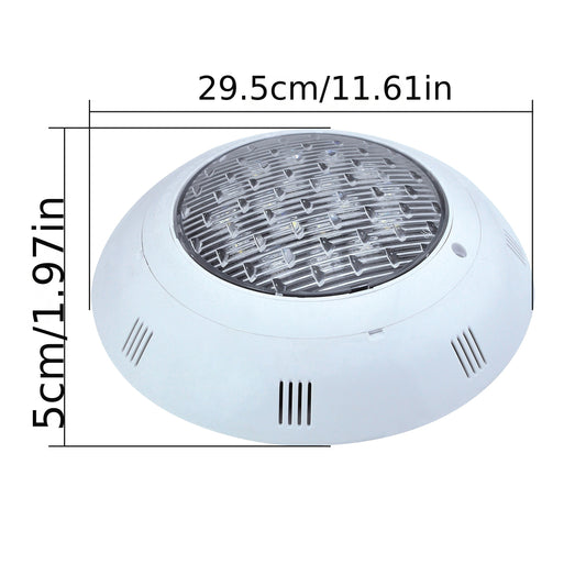 12VABS Wall Mounted IP68 7 Remote Control Underwater Light LED Pool Light