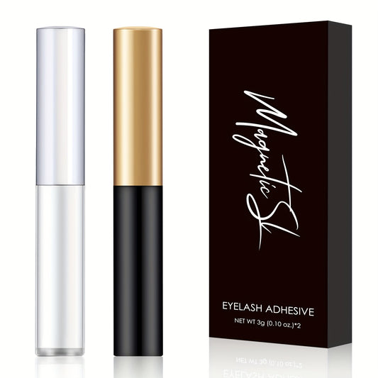 Strong Hold Eyelash Glue Latex Waterproof Sensitive Eyes Safe 0.2 Oz