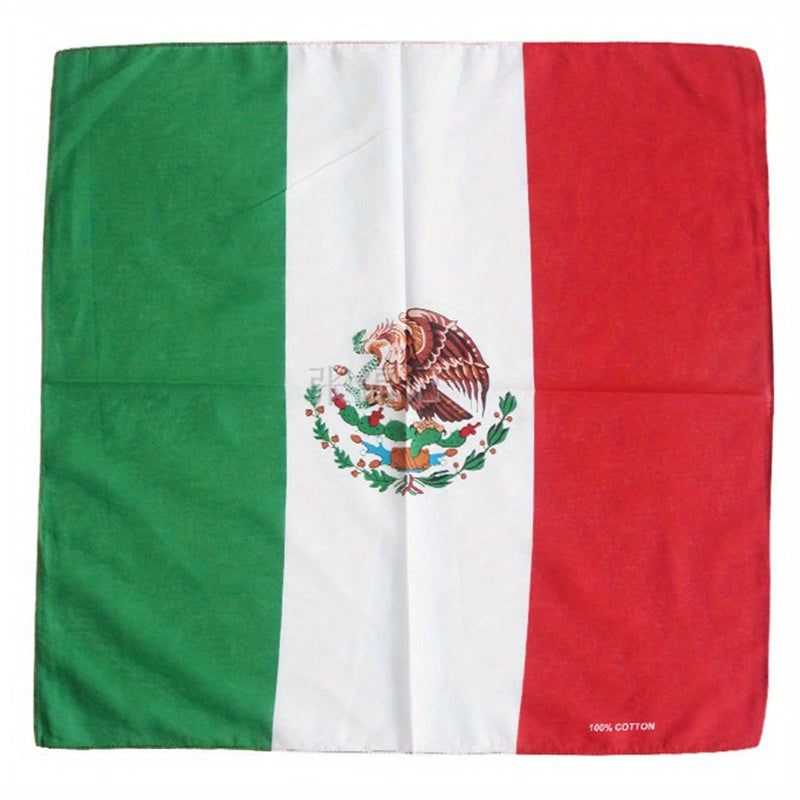 National Flag Bandana Hip Hop Cotton Square Scarf Handkerchief