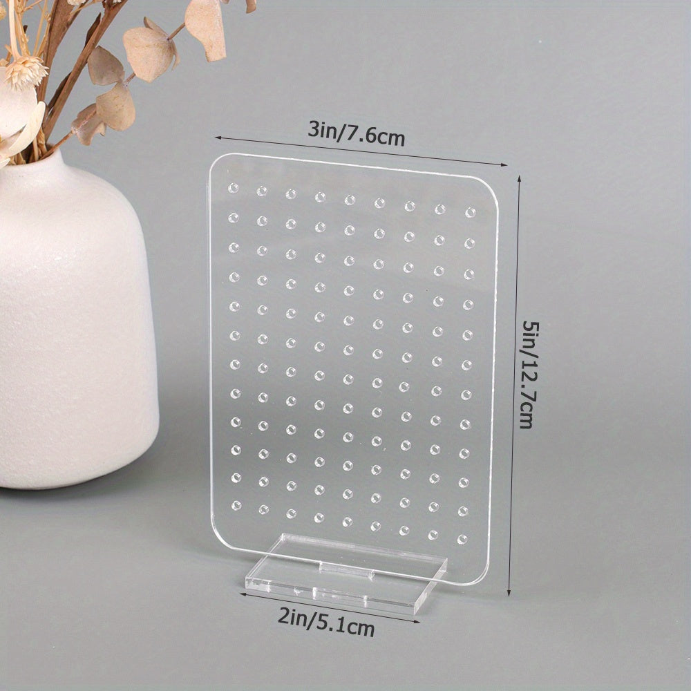 Acrylic Transparent Earring Holder Display Stand