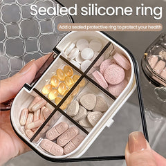 Portable 4 6 Compartment Organizer Box Waterproof & Moisture Proof