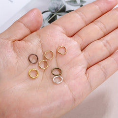 200 Mixed Jump Rings Various Colors Metal Connection Rings Jewelry Chain