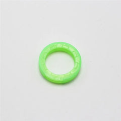 16pcs Mixed Hollow Rubber Key Covers Soft Silicone Locks Cap Elastic Toppe