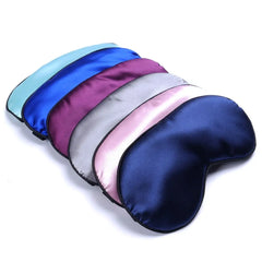 9 Colors Silk Sleep Eye Mask Travel Padded Shade Cover
