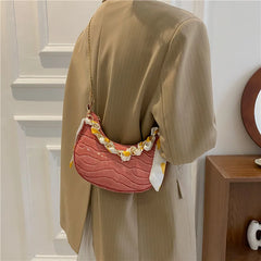 Stone Pattern Bags Chain Women Shoulder Bag