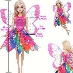 Butterfly Wing Cosplay Dress Accessory for 11.5 Inch Dolls